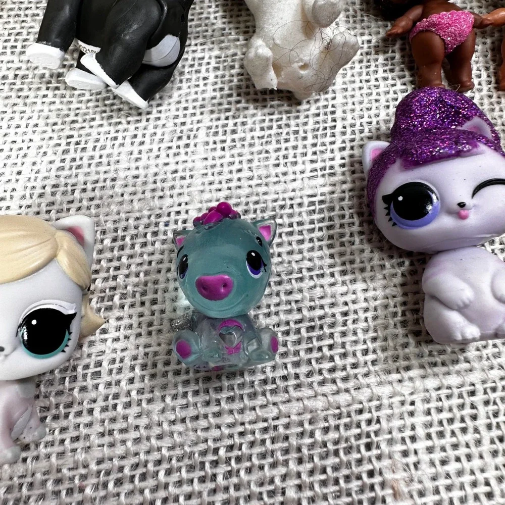 LOL Surprise Dolls Pets Lot 10+ Figures MGA Mixed‎ Bundle Glitter Flocked Series
